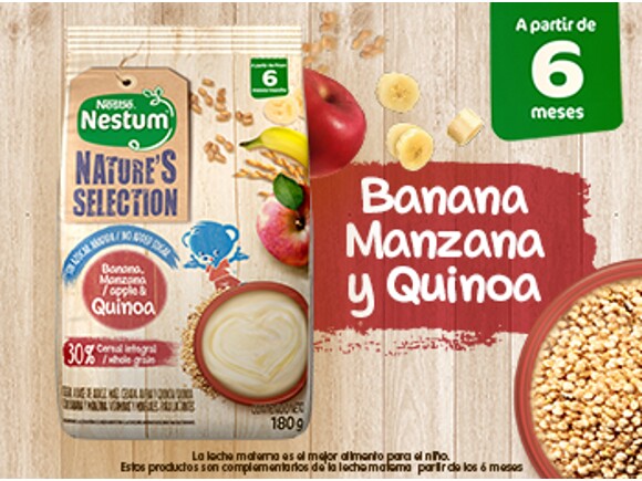 NESTUM® NATURE´S SELECTION - Banana, Manzana y Quinoa